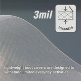 Sharpex 3 Mil Elastic Top Boot Cover (Box of 100)