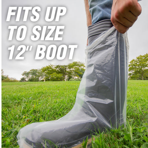 3 mil elastic top boot covers 
