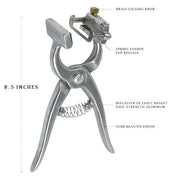 8.5 Inch spring loaded ear release for livestock identification