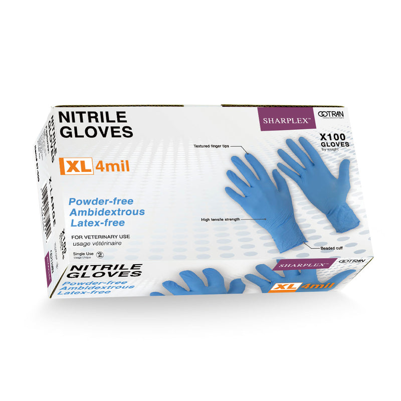 Sharplex Nitrile Gloves (Blue)