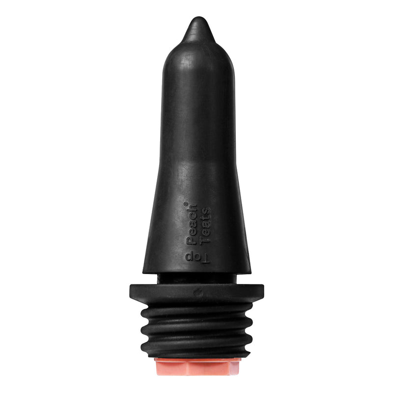Peach Teats Threaded Black
