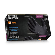 Sharplex Box of 100 4 mil Small Black gloves for cleaning, farm use, livestock handling, etc.