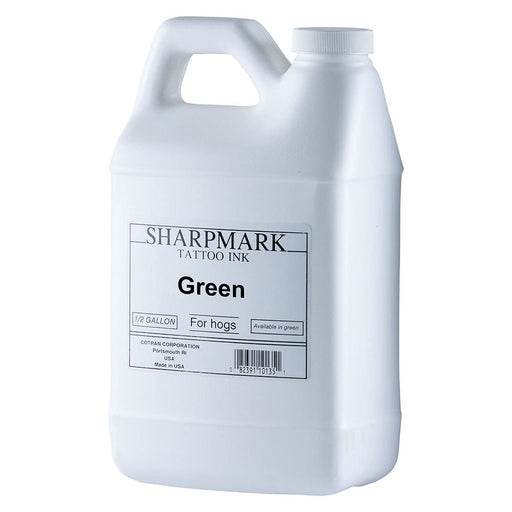 Sharpmark Green Tattoo Ink 64oz Jug