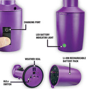 Sharpshock Max Electric rechargeable battery handle LED light display for remaining charge 