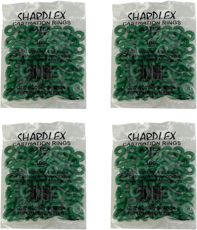 Livestock Banding Kit 8inch Blue Plastic Handle