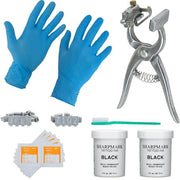 BOCCS Livestock tattoo kit double black ink pack for livestock identiication. FOr rabbits, goats, pigs, cattle, llamas, and more
