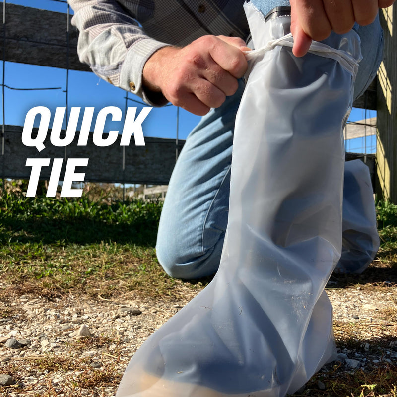Sharplex 6 mil Quick Tie Boot Cover (Box of 50)