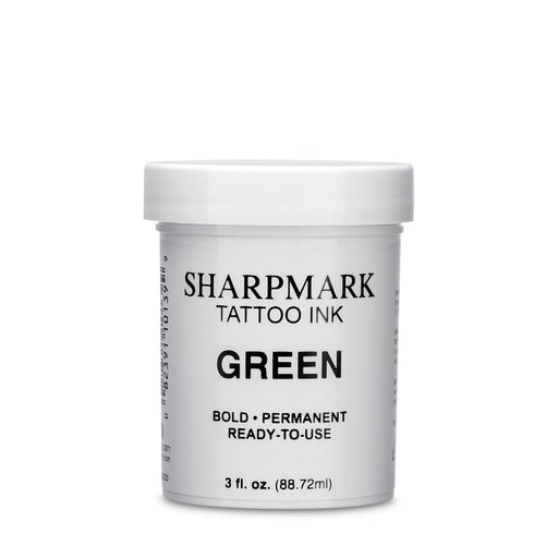 Green tattoo ink for livestock identification