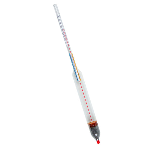 SHARPTEMP lactodensimeter thermometer for dairy milk testing, precision milk temperature thermometer for lactometer calibration and dairy quality control